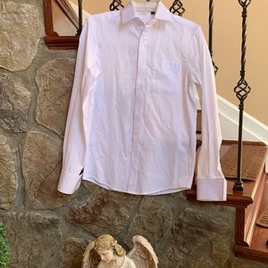Boys White Dress Button Down Shirt